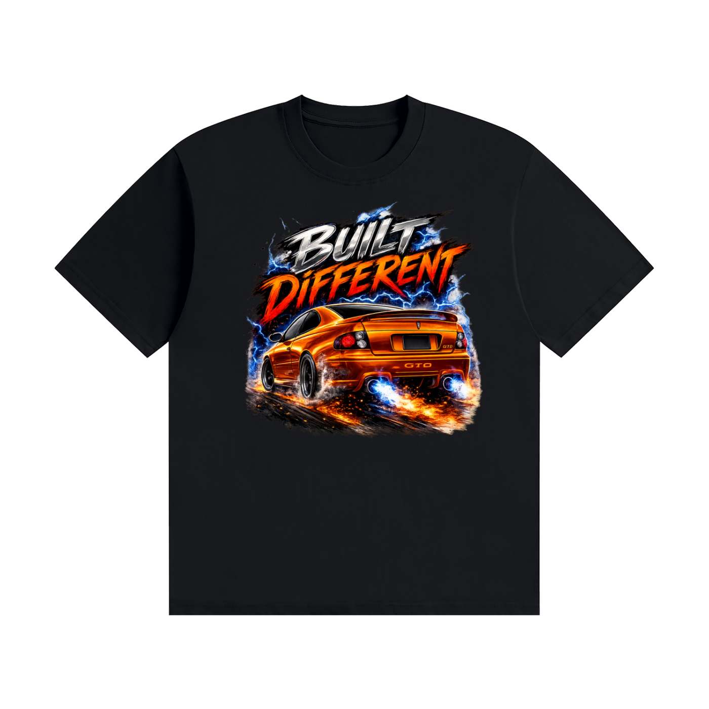 GTO Brazen orange built different T-Shirt
