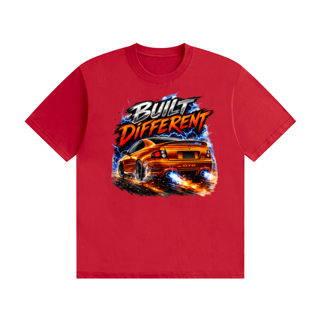 GTO Brazen orange built different T-Shirt