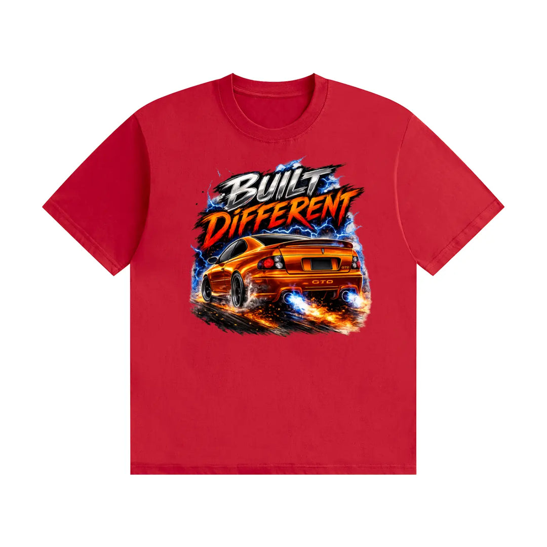 GTO Brazen orange built different T-Shirt
