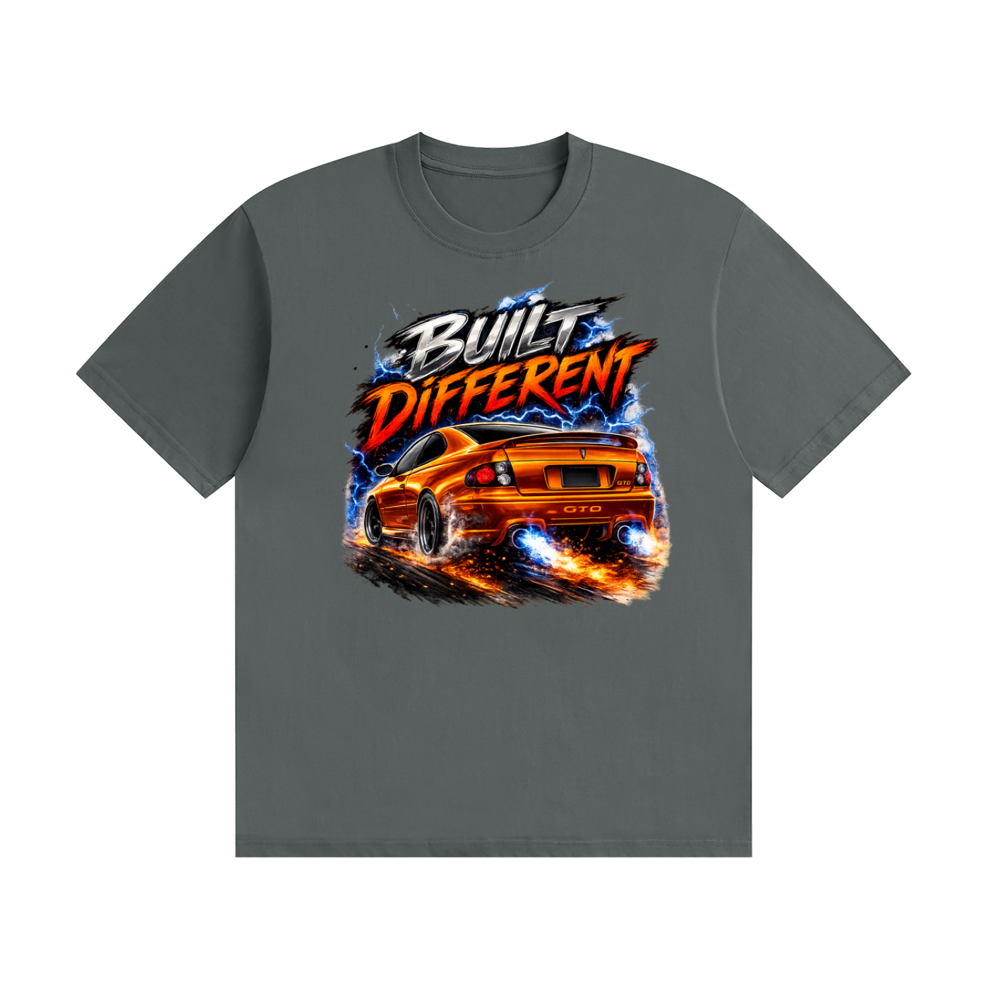 GTO Brazen orange built different T-Shirt